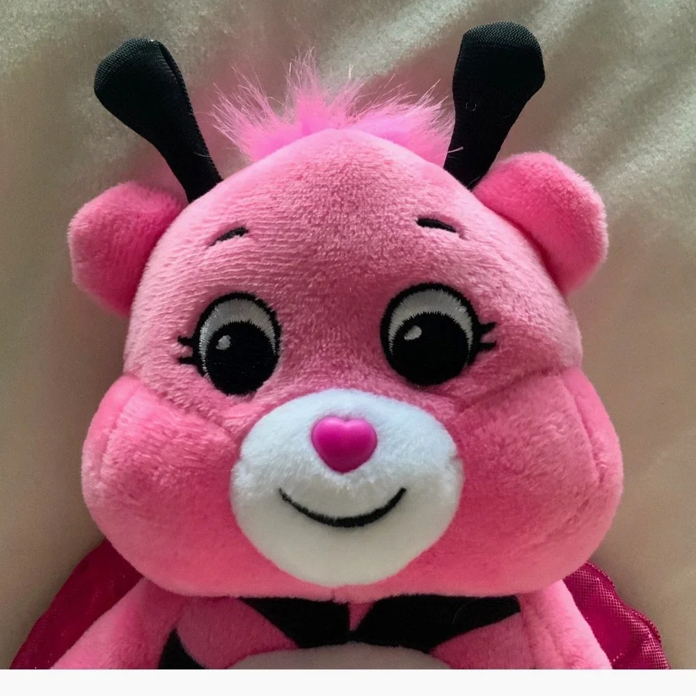 Care Bears Cheer Bear Ladybug Plush 10